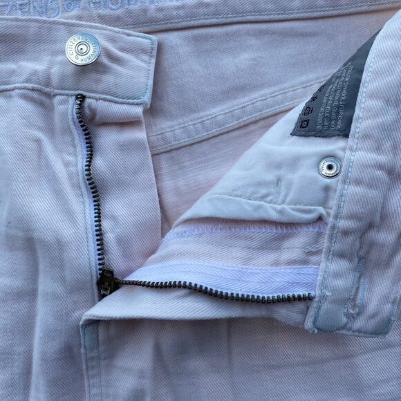 New Citizens of Humanity by Jerome Dahan Pink Cut Off Hem Denim Mini Skirt 25 - Picture 7 of 13